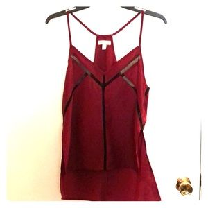 Silence + Noise Maroon Tank Top